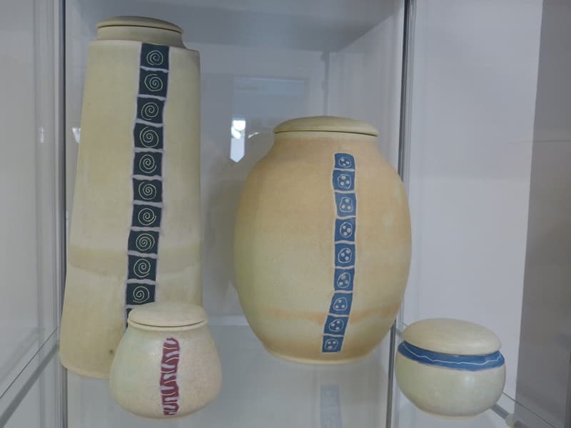 urnas de cerámica